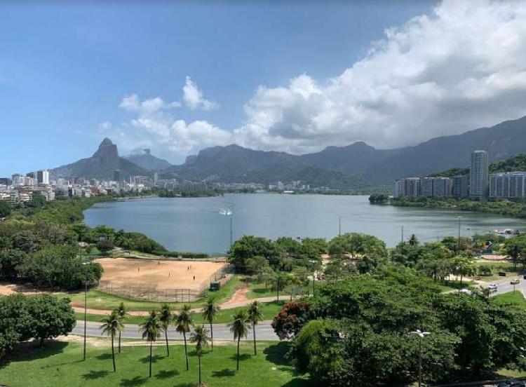 Apartamento com vista deslumbrante para Lagoa, 3 quartos, 1