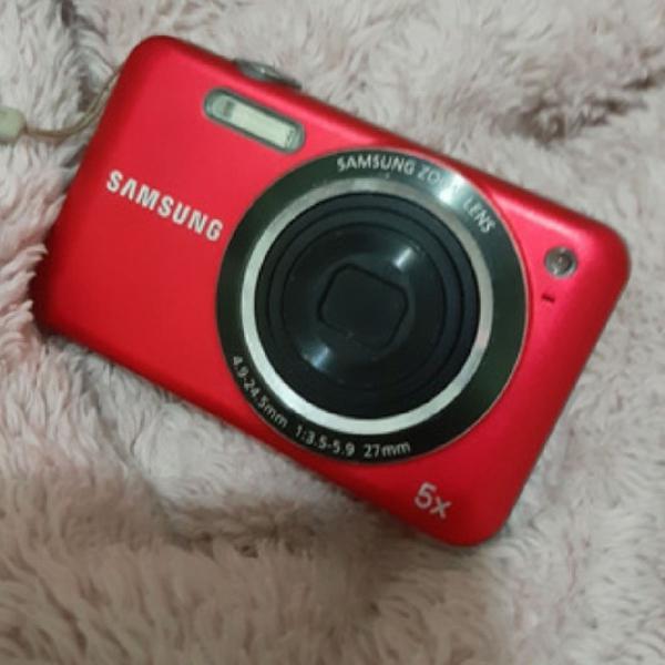 Camera Samsung Es80 Vermelha Com 12.mp Zoom 5x.