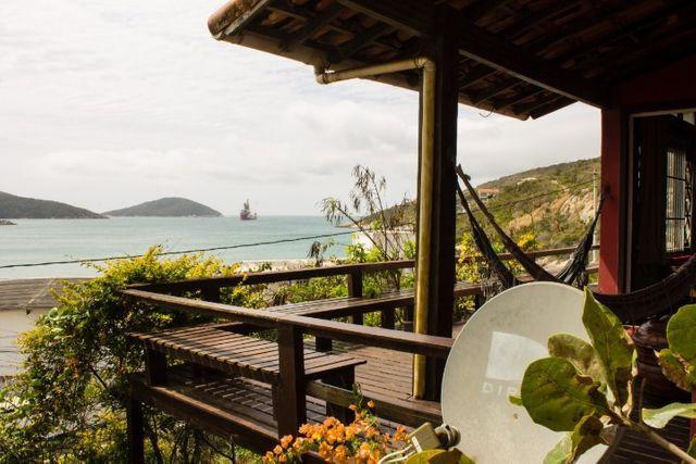 Casa estilo rústico frente para mar 5 minutos Praia dos