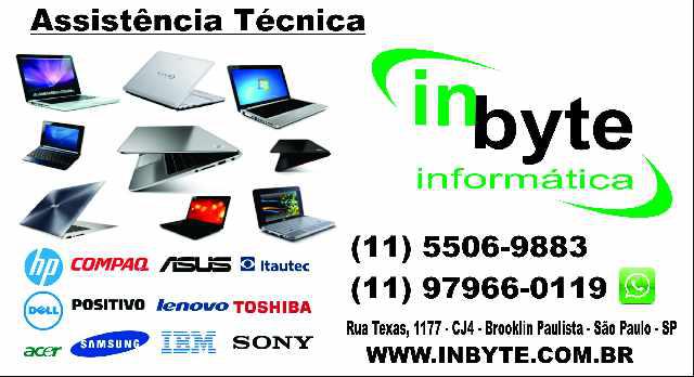 Conserto Notebook DELL, HP, Sony SP