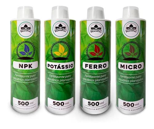 Fertilizante Liquido Aquário Plantado Kit 500 Ml