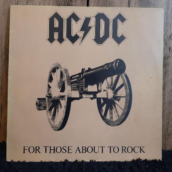 LP AC DC For Those about to rock vinil