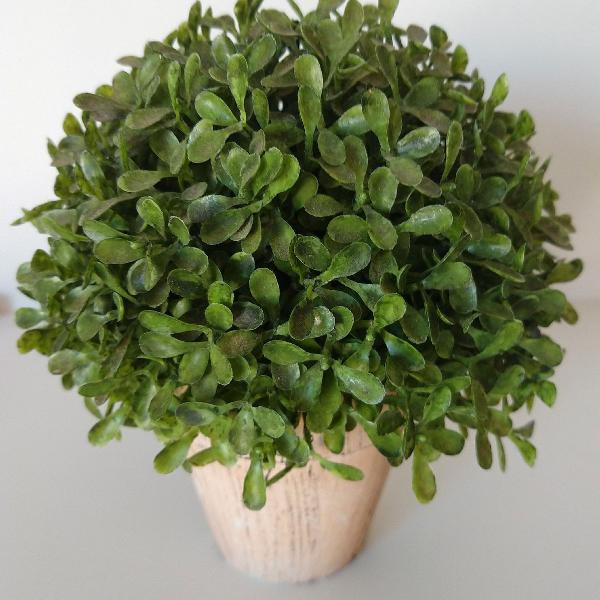 Mini vaso com planta artificial