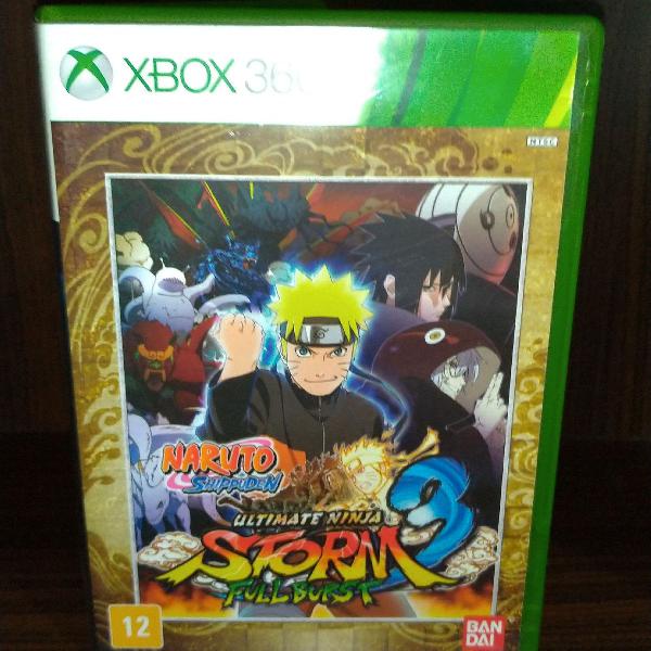 Naruto Shippuden Ultimate Ninja Storm 3 Full Burst Xbox 360