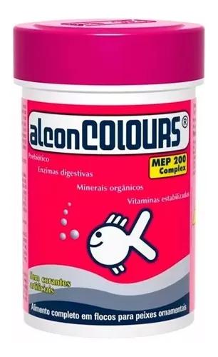 Ração Alcon Colours 50g-ração Flocos P/ Peixes