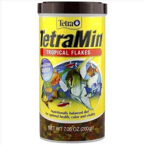 Ração P/ Peixes Tetramin Flakes 1000ml 200g Treta Min