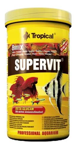 Ração Peixes Supervit Flakes 100g Tropical - Cavernapet