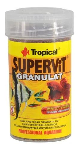 Ração Tropical Supervit Granulat 138g Ideal Tetras E