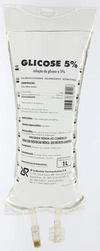 Soro Glicose 5% 1 Litro - Kit 3 Unidades