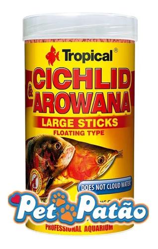 Tropical Cichlid Arowana Sticks 300g Large Aruanã Mlfull
