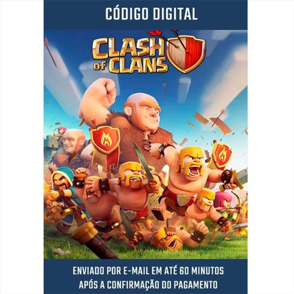 clash of clans 10 reais - cartão google play store