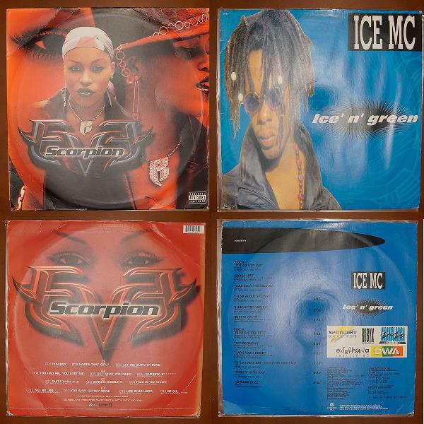 coletânea hip hop rap - 2 lps (1 duplo) eve e ice mc