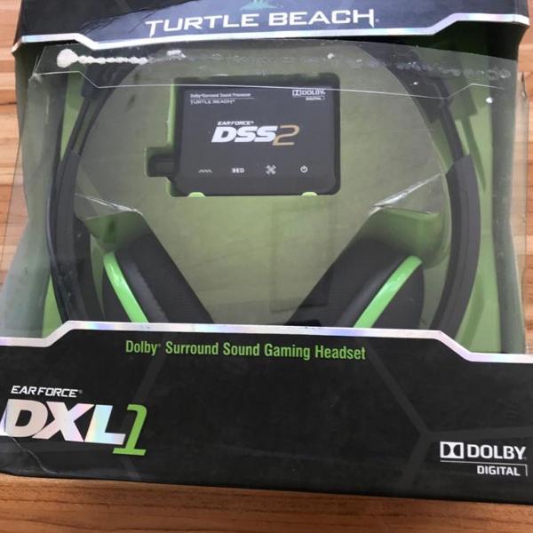 fone de ouvido turtle beach ear force dxl1 estéreo surround