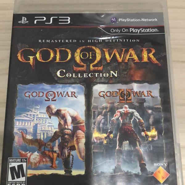 god of war collection (1 e 2) ps3 - playstation 3