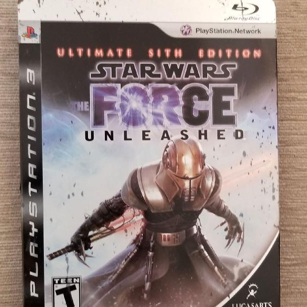 jogo ps3 star wars force unleashed ultimated sith edition