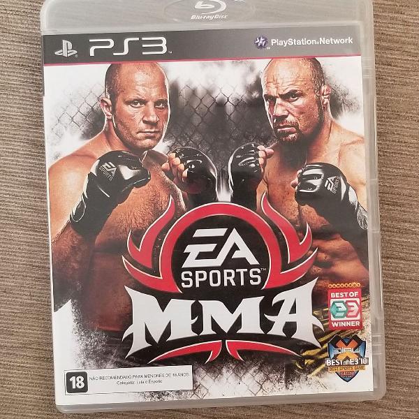 jogo videogame ps3 MMA EA Sports
