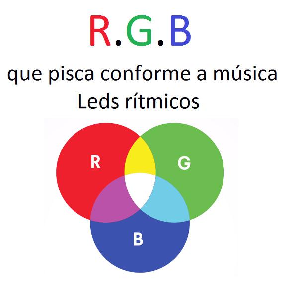 led ritmico rgb para computador/notebook/pc