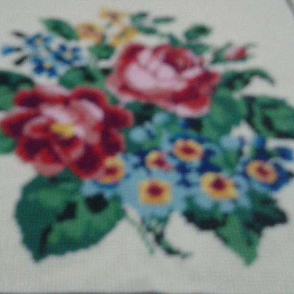 tela tapeçaria flores