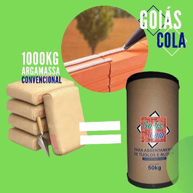 Argamassa polimérica - goiás cola