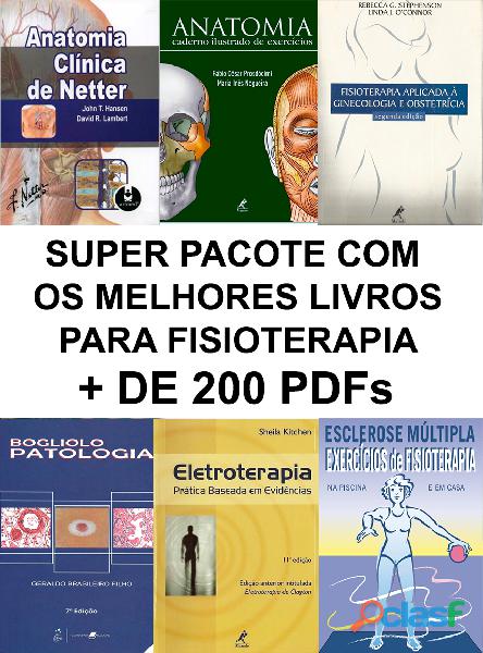 Pacote + de 200 livros de fisioterapia pdf pt br