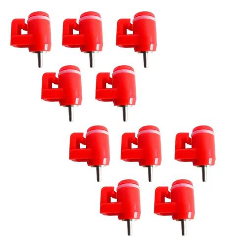 10pcs Frango Beber Chaleira Nipple-tipo Bico Cabeça