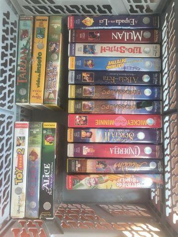 18 Fitas VHS originais Disney