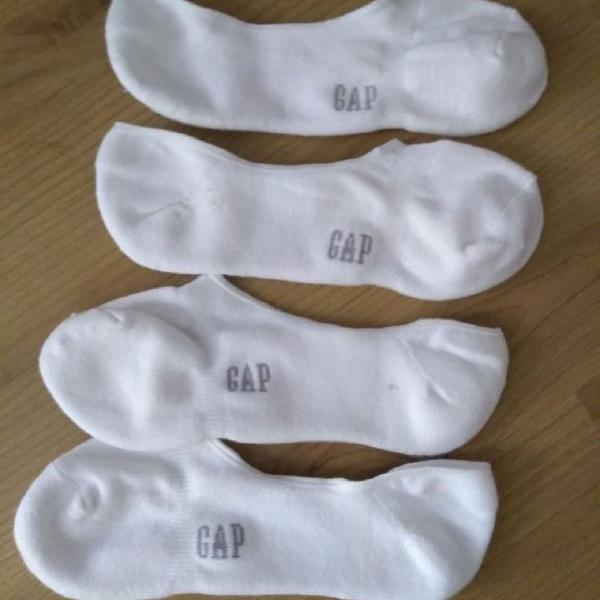 2 pares de meias Gap brancas originais, novinhas