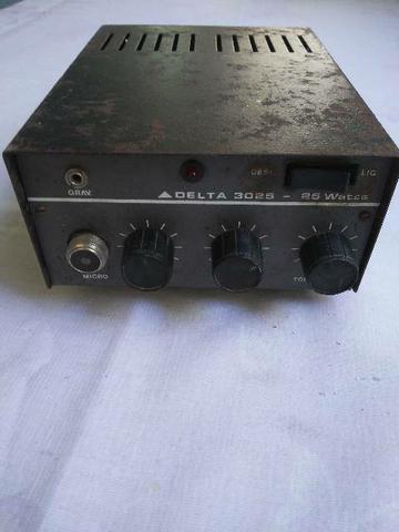 Amplificador antigo delta 12volts