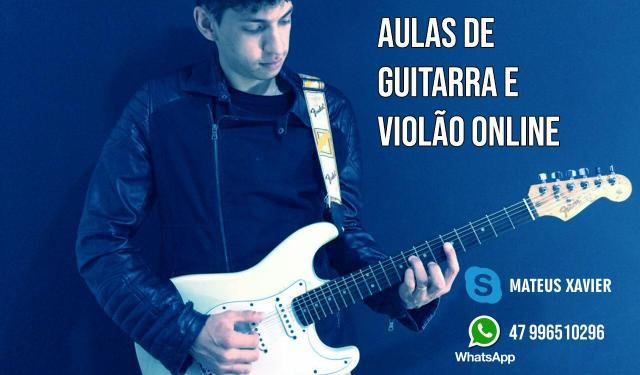 Aulas de Guitarra e Violão presencial e Online