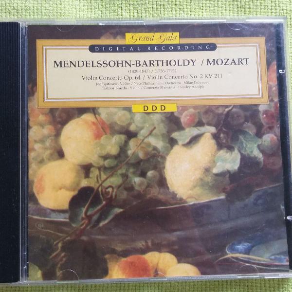 CD: "Mendelssohn &amp; Mozart" . Grand Gala. - Ótimo Estado