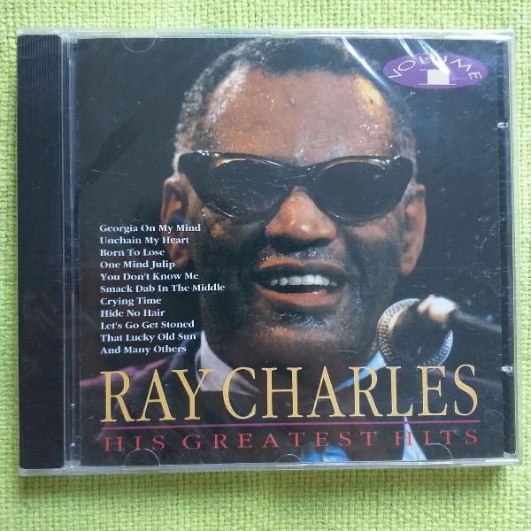 CD Ray Charles - His Greatest Hits - volume1. Novo, lacrado.