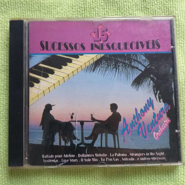 CD: " Sucessos Inesquecíveis - Anthony Ventura Orchestre".