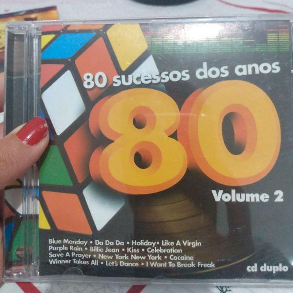 CD duplo 80 sucessos dos anos 80