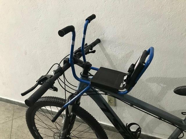 Cadeirinha Altmayer dianteira da bike mtb Sinto de