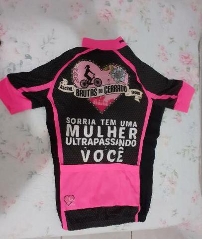 Camisa feminina para ciclismo