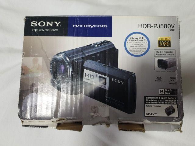 Filmadora Sony hdr pj580v com projetor