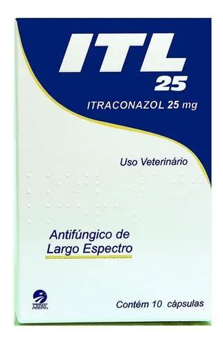 Itl 25 Blister Contendo 10 Cápsulas De 25 Mg De Itraconazol