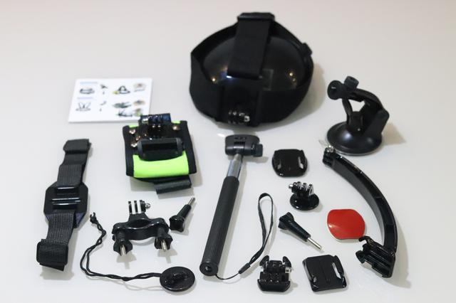 Kit GoPro com 8 itens (novo)