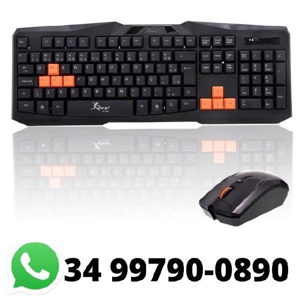 Kit Teclado com Mouse sem Fio Knup