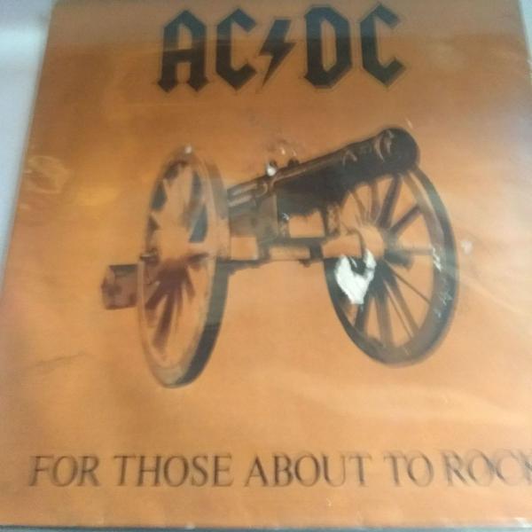 LP ACDC disco de vinil For those about to Rock