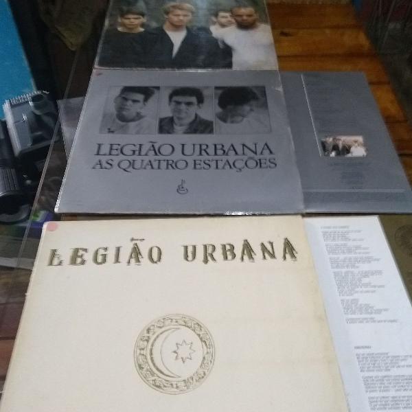 LP Legião Urbana, combo com 3 discos de vinil da banda