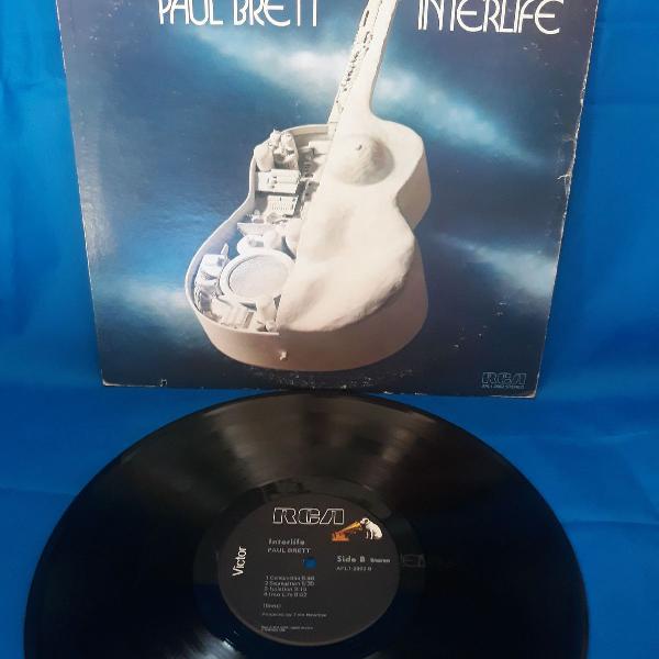 LP Paul Brett- Interlife Vinil 1978 USA Rock Progressivo