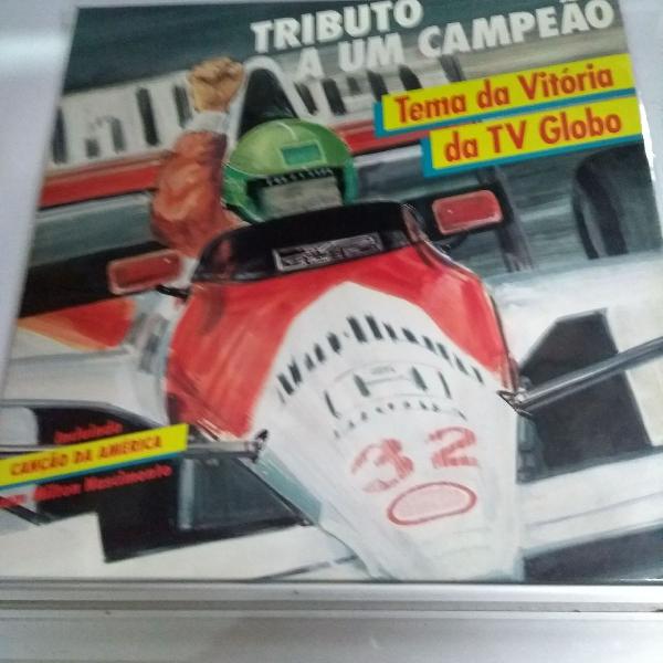 LP tributo a um campeão, disco de vinil Ayrton Senna