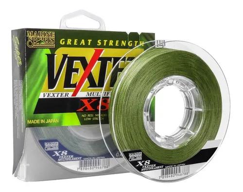 Linha Multifilamento Vexter X8 0,25mm 30lb - 300 Metros