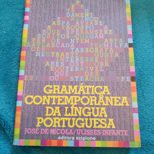 Livro Gramática Contemporanea da Lingua Portuguesa - Com