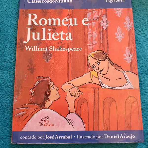 Livro Romeu e Julieta (Com anotações a caneta)