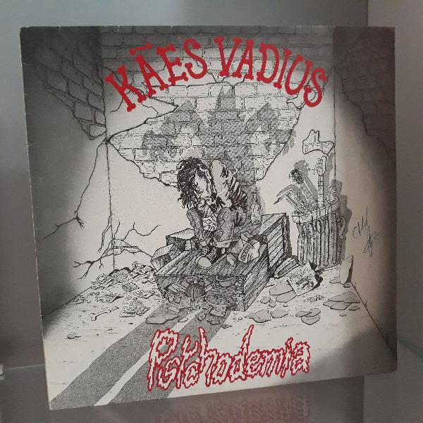 Lp Kaes Vadius - Psychodemia vinil 1987 com Encarte Punk