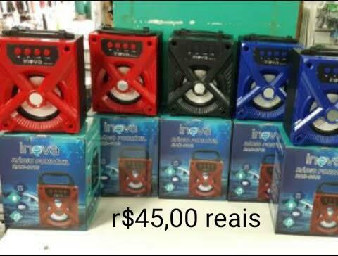 Minis caixinhas de som bluetooth, novas r$45,00