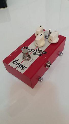 NOVO) Pedal Overdrive - Fire - Special Edition - Knobs