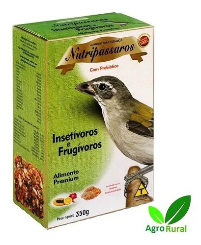 Nutripássaros Insetívoros E Frugívoros Ração Alta